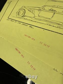 Indiana Jones Temple of Doom storyboard movie prop Spielberg Lucas STAR WARS