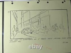 Indiana Jones Temple of Doom storyboard movie prop Spielberg Lucas STAR WARS