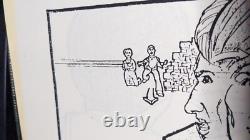 Indiana Jones Temple of Doom storyboard movie prop Spielberg Lucas STAR WARS