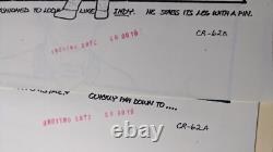 Indiana Jones Temple of Doom storyboard movie prop Spielberg Lucas STAR WARS