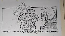 Indiana Jones Temple of Doom storyboard movie prop Spielberg Lucas STAR WARS
