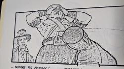 Indiana Jones Temple of Doom storyboard movie prop Spielberg Lucas STAR WARS