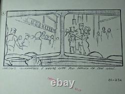 Indiana Jones Temple of Doom storyboard movie prop Spielberg Lucas STAR WARS