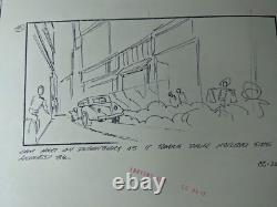 Indiana Jones Temple of Doom storyboard movie prop Spielberg Lucas STAR WARS