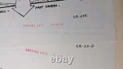 Indiana Jones Temple of Doom storyboard movie prop Spielberg Lucas STAR WARS