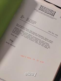 Indiana Jones Temple of Doom storyboard movie prop Spielberg Lucas STAR WARS