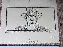 Indiana Jones Temple of Doom storyboards Movie prop George Lucas STAR WARS TD102