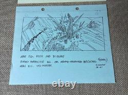 Indiana Jones Temple of Doom storyboards Movie prop George Lucas STAR WARS TD102