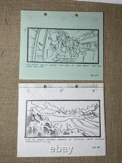 Indiana Jones Temple of Doom storyboards Movie prop George Lucas STAR WARS TD104