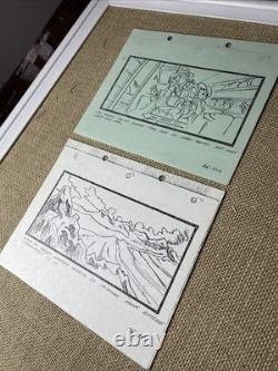 Indiana Jones Temple of Doom storyboards Movie prop George Lucas STAR WARS TD104