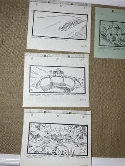 Indiana Jones Temple of Doom storyboards Movie prop George Lucas STAR WARS TD108