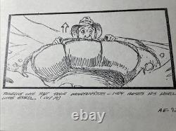 Indiana Jones Temple of Doom storyboards Movie prop George Lucas STAR WARS TD108