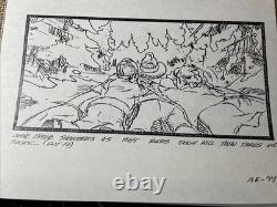 Indiana Jones Temple of Doom storyboards Movie prop George Lucas STAR WARS TD108