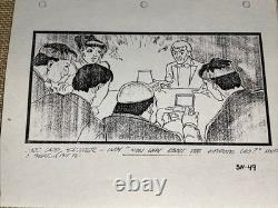 Indiana Jones Temple of Doom storyboards Movie prop George Lucas STAR WARS TD46