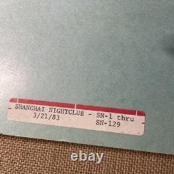 Indiana Jones Temple of Doom storyboards Movie prop George Lucas STAR WARS TD46