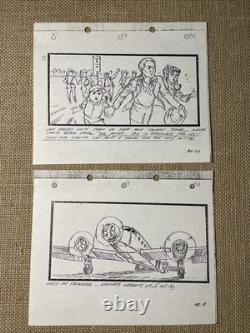 Indiana Jones Temple of Doom storyboards Movie prop George Lucas STAR WARS TD69