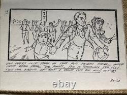 Indiana Jones Temple of Doom storyboards Movie prop George Lucas STAR WARS TD69