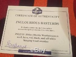 Inglorious Bastards Screen Used Nazi Plaque Prop (Original, COA, Movie, Tv)