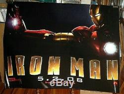Iron Man 5ft Subway Movie Poster Robert Downey Jr 2008 The Avengers Marvel