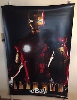 Iron Man Bus Shelter Poster 48 x 70 Robert Downey Jr. Gwyneth Paltrow