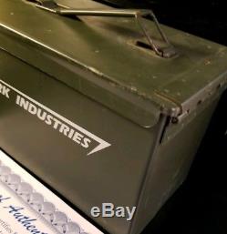 Iron Man Marvel Prop Stark Industries Ammo Can With COA