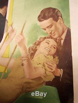 It's A Wonderful Life 1946 James Stewart/donna Reed #6 Original Lobby Card