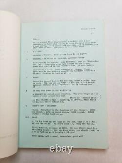JACKNIFE / Stephen Metcalfe 1988 Screenplay, ROBERT DE NIRO troubled Vietnam vet