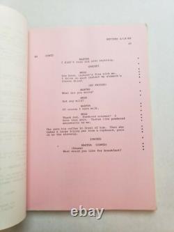 JACKNIFE / Stephen Metcalfe 1988 Screenplay, ROBERT DE NIRO troubled Vietnam vet