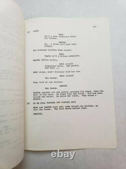 JACKNIFE / Stephen Metcalfe 1988 Screenplay, ROBERT DE NIRO troubled Vietnam vet