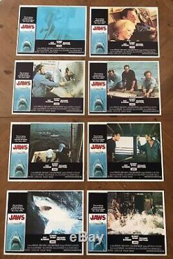 JAWS 1975 Original Lobby Cards 11x14 NM Spielberg