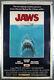 JAWS (1975) Original Universal Pictures inv no 28626 40x60 poster USED