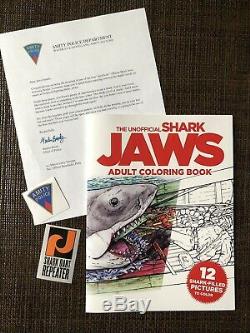 JAWS Prop, Memories From Martha's Vineyard 531/1000 Coloring Book Light & Clock