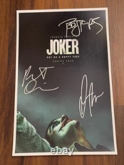 JOKER Signed Movie Poster 11x17 with COA Authentic Memorabilia
