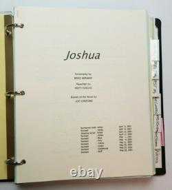 JOSHUA / Brad Mirman 2001 Screenplay production binder, second coming of Christ