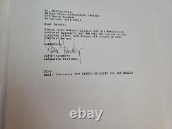 Jack Grossberg, 1968 signed documents, Woody Allen film Take the Money and Run