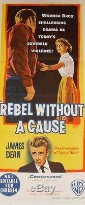 James Dean Rebel Without a Cause Original Movie Posterl Mint Condition! C10