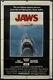 Jaws 1975 Original 27x41 Movie Poster Roy Scheider Robert Shaw Richard Dreyfuss
