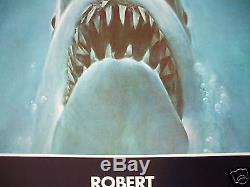 Jaws 1975 Original Movie Poster Insert Vintage Authentic Steven Spielberg Shark