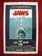 Jaws 1975 Original Movie Poster One Sheet Vintage Steven Spielberg Halloween