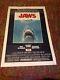Jaws 1975 Original One Sheet Horror Poster 27×41. Steven Spielberg