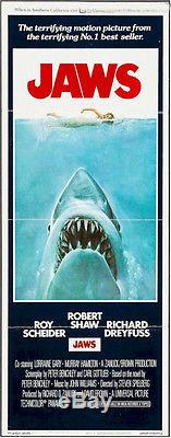 Jaws, 1975 Original Vintage Movie Poster Insert