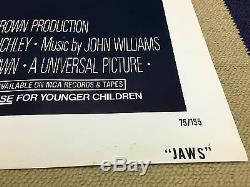 Jaws Original US One-Sheet Movie Poster