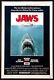 Jaws Steven Spielberg Shark Horror 1975 1-sheet Rolled Near Mint / Mint Unused