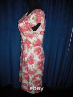 Jayne Mansfield Owned & Worn Pink Flower Wiggle Dress from her Estate WReceipt