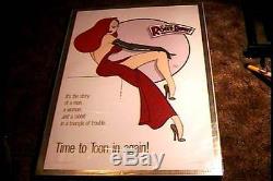 Jessica Rabbit E Mylar Rolled 27x41 Orig Movie Poster Very Rare Style