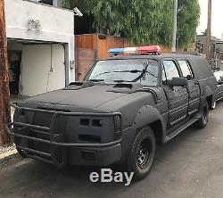 Jet Li Hero PROP futuristic SWAT team police van. Screen used movie chevy truck