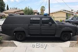 Jet Li Hero PROP futuristic SWAT team police van. Screen used movie chevy truck