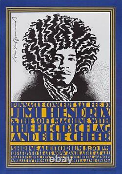 Jimi Hendrix & the Soft Machine 2004 U. S. Poster Signed
