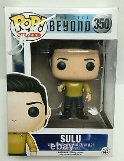 John Cho Signed Star TrekBeyond Sulu Funko Pop #350 BAS Beckett E49619