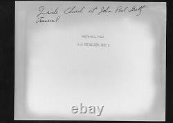 John Paul Getty Funeral Original Type 1 Photo 8x10 Celebrity Memorabilia